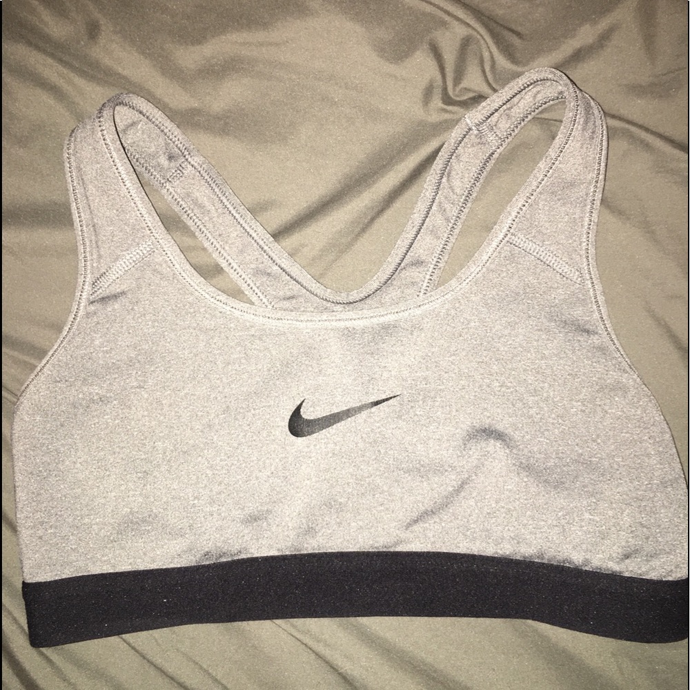 Nike Pro Gray Sports Bra